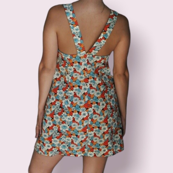 ZARA TRAFALUC FLORAL MINI DRESS - Picture 2 of 10